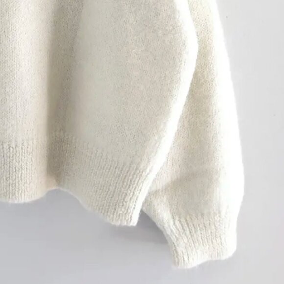 NWT Free People Luxury Angelic Pullover Alpaca Super Soft Oversized Sweater - Picture 6 of 12